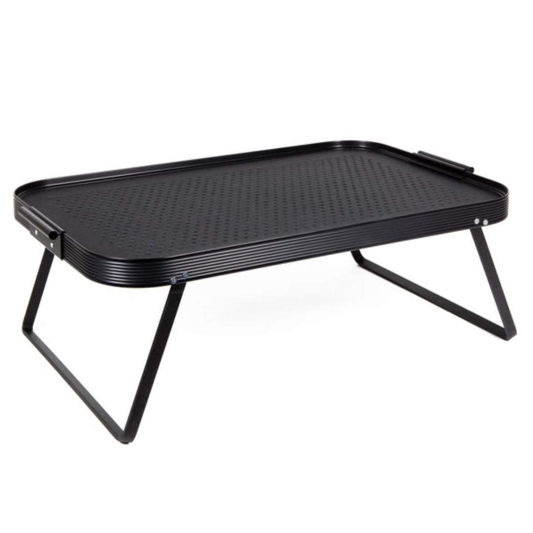 LAP TRAY. RUBBER GRIP. ALL BLACK