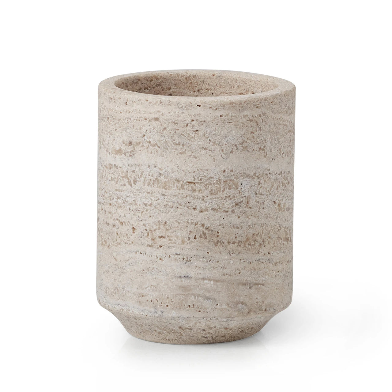 Aztec / Travertine Marble Toothbrush Holder - Toothbrush Holder