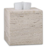 Aztec / Travertine Marble Tissue Holder - Tissue Holder