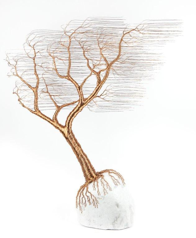 Enamelled Copper Wire And Pebble