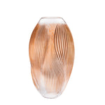 ALIZÉ XXL VASE WITH PINK GOLD LEAVES