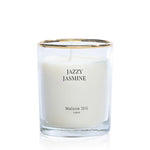 Bespoke Scented Black Demi Lune Candles - Halfmoon Candle Jazzy Jasmine