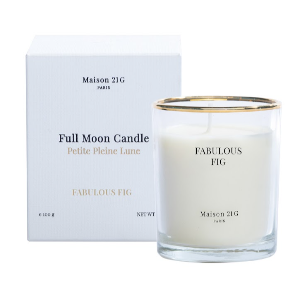 Black Petite Lune Candle - Fabulous Fig