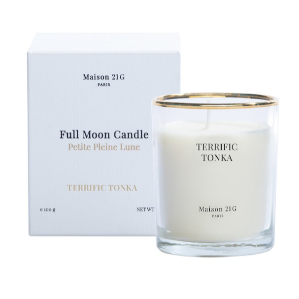 Black Petite Lune Candle - Terrific Tonka