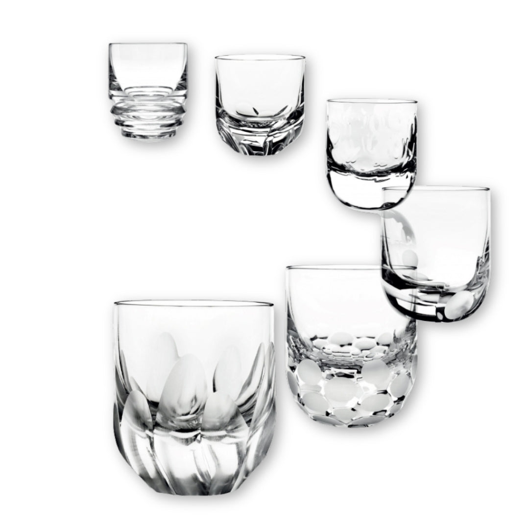 Harry'S Set Of 6 Assorted Dof Tumblers - Mario Cioni
