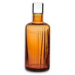 Fifty Fifty Ios Deep Amber Cylindrical Decanter - Mario Cioni