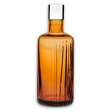 Fifty Fifty Ios Deep Amber Cylindrical Decanter - Mario Cioni