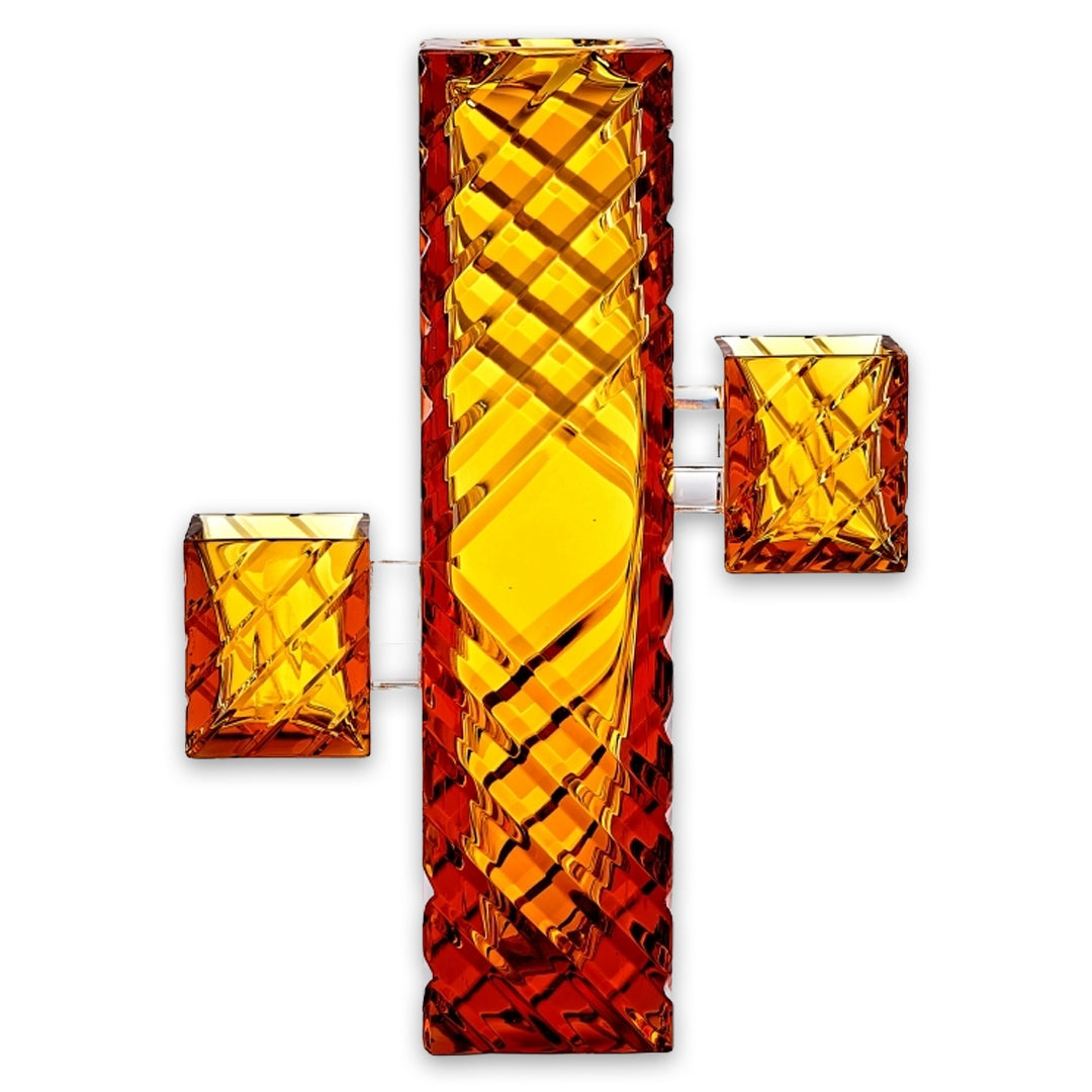 Cactus Small Amber Vase - Mario Cioni
