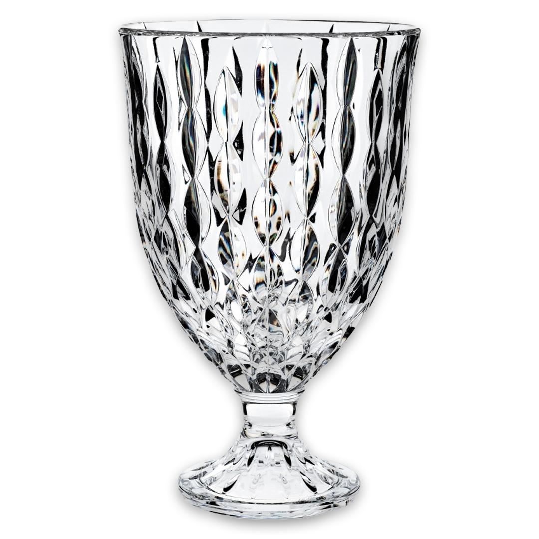 Odyssey Clear Vase With Foot - Mario Cioni