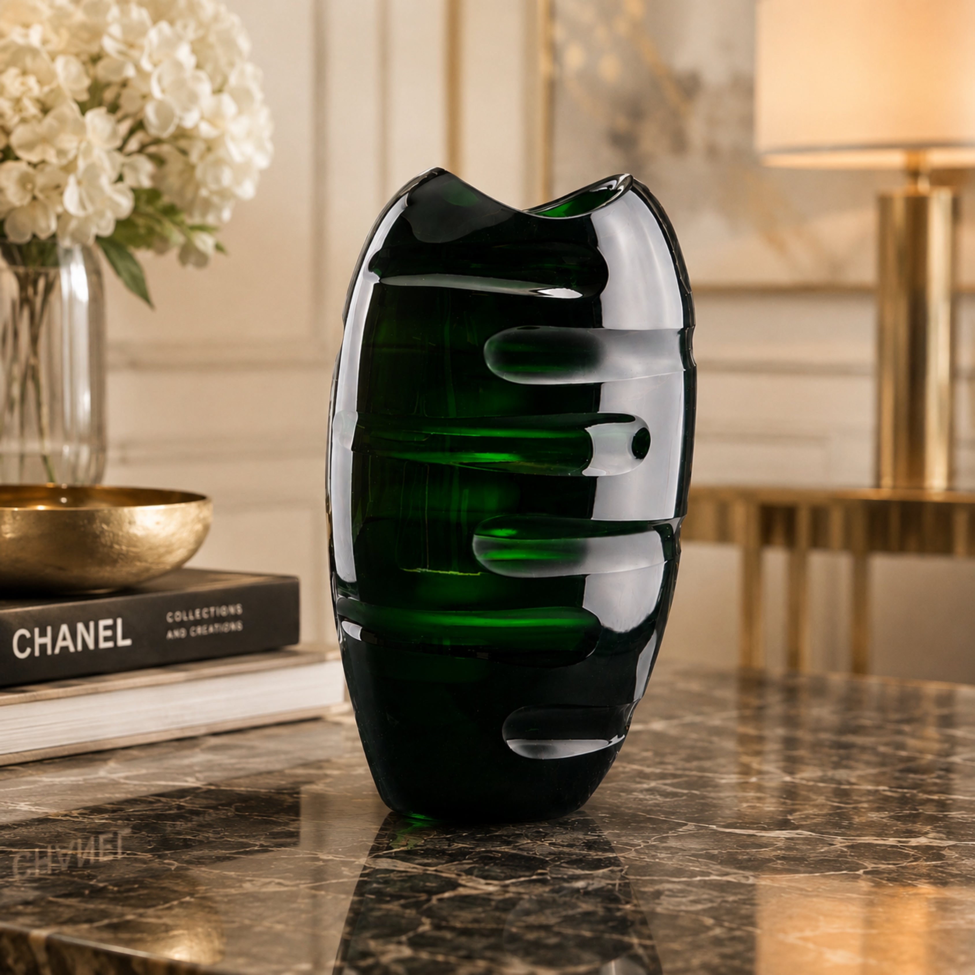 Rare Green Petrolium Vase - Mario Cioni (view 2)