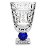 Katherina Conical Medium With Clear Foot And Blue Sphere - Mario Cioni