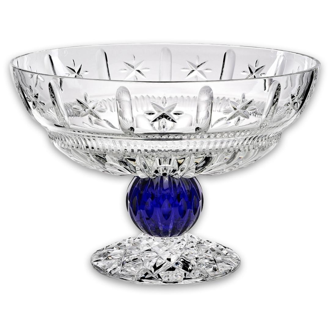 Katherina Footed Large Bowl With Blue Sphere . - Mario Cioni