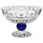 Katherina Footed Large Bowl With Blue Sphere . - Mario Cioni
