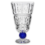 Katherina Conical Large Vase With Round Base And Blue Sphere - Mario Cioni
