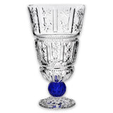 Katherina Conical Large Vase With Round Base And Blue Sphere - Mario Cioni