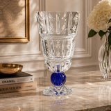 Katherina Conical Large Vase With Round Base And Blue Sphere - Mario Cioni (view 2)