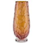 Sagamore Tall Amber Vase With Flat Base - Mario Cioni