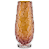 Sagamore Tall Amber Vase With Flat Base - Mario Cioni