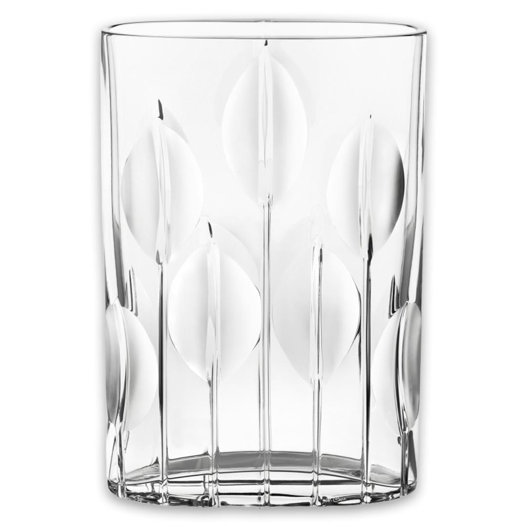 Tulip Clear Oval Large Vase - Mario Cioni