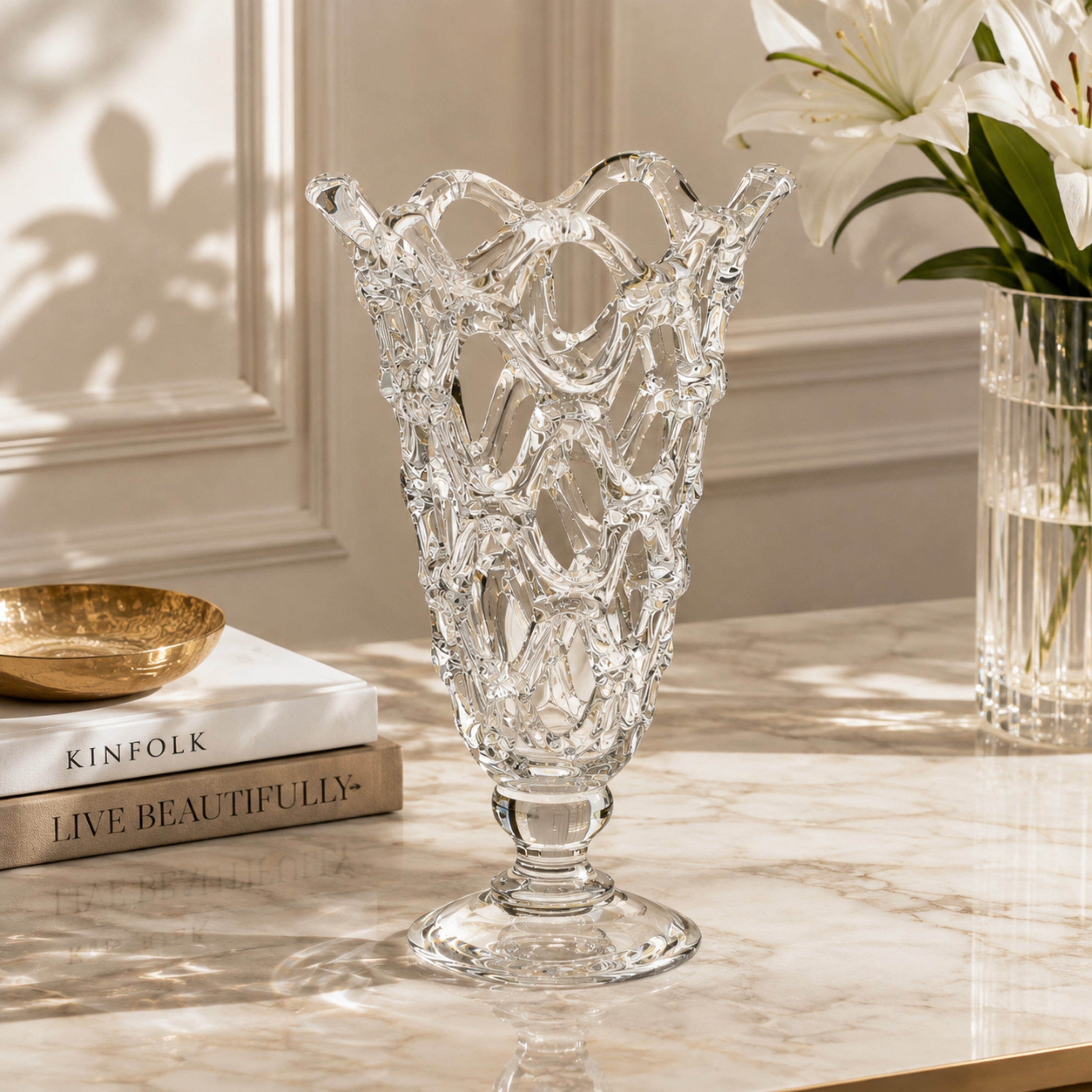 Arabesque Clear Vase - Mario Cioni (view 2)