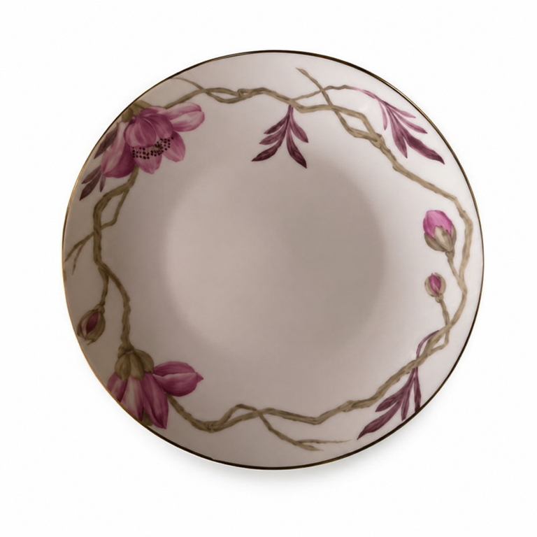 Salad/Dessert Plate Coupe ORIENT FRISE D'ORIENT MAGNOLIA