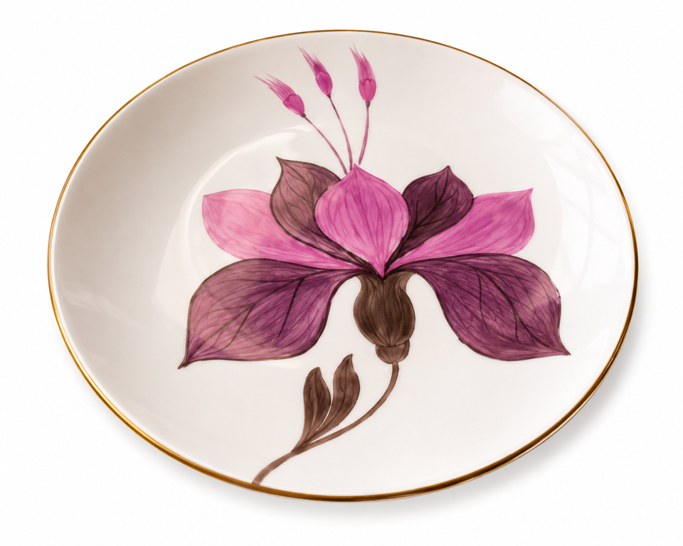 "PSCSaIad/Dessert Plate Coupe JARDINS D'UDAiPUR JARDINS D'UDAiPUR GM 1"