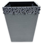 Basket - Ava Silver Waste Basket