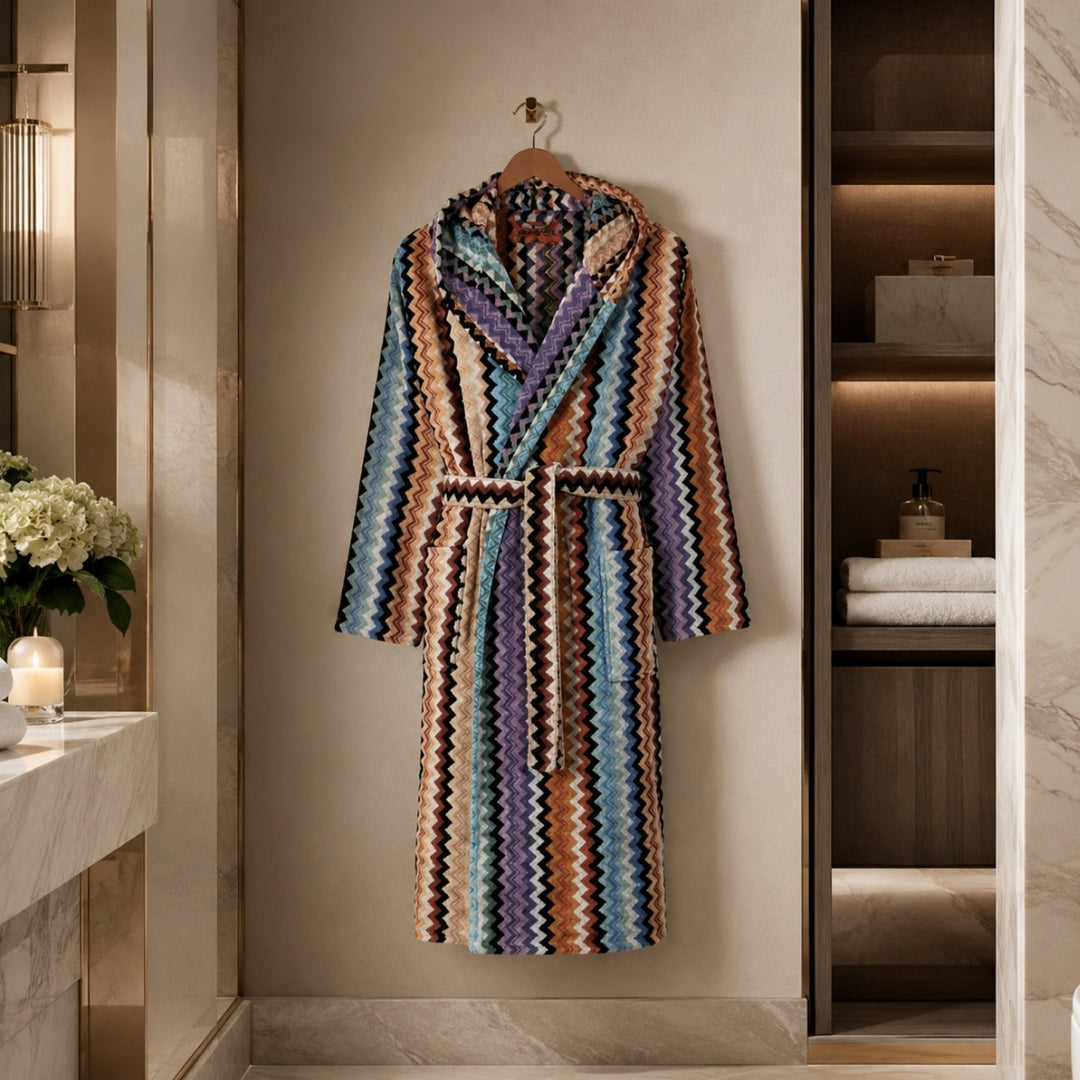 Adam Hooded Bathrobe - Missoni (view 2)