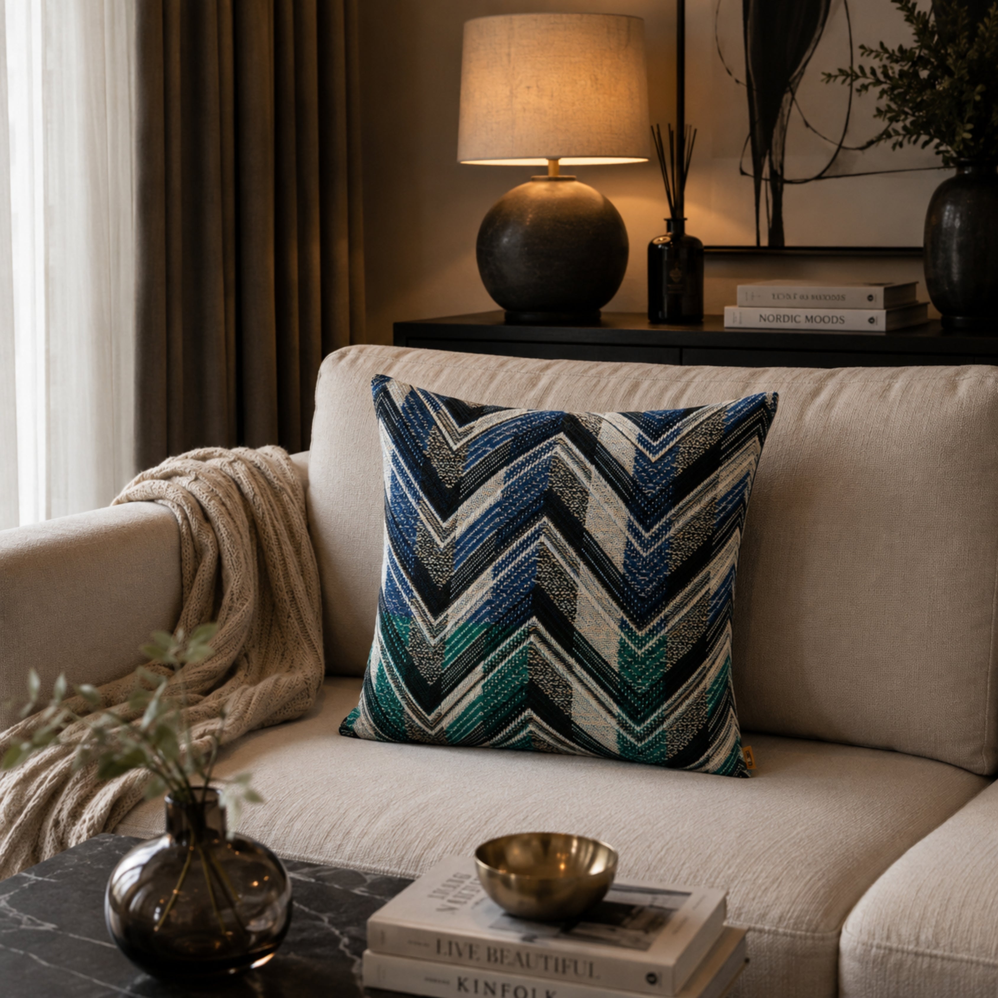 Brent Cushion 40X40 1B3Cu40008/160R - Missoni (view 2)