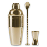 Barware - Mecocktail Set 3 Pcscoo Cn/ Mat Material/ Colorgold