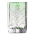 Calla Underlaid Vase - Green