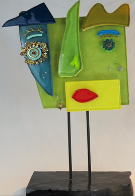 Valy Glass Sculpture Unique Piece