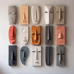 NWA-20144 –CASA MASK  WALL  ART (SET OF 15)