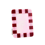 ALYSSA BURGUNDY & PINK PHOTO FRAME 6X4