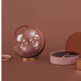 Globe Vase, Rose/Gold - Medium