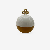 Magic Ball Glossy Gold Top,White And Cashmere