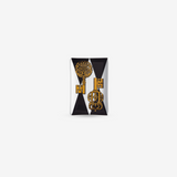 Rectangular ashtray Chiavi gold and Rombi