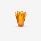 Medium Ginkgo Vase in Amber