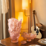 Large Pink Camellia Bowl