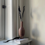 Duck Vase Slim Terracotta