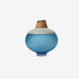 Kyoto Stacking Vessel Blue Satin & White