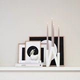 W Candle Holder - Bone White