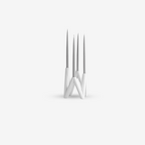 W Candle Holder - Bone White