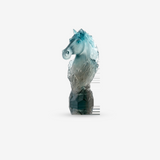 Cavalcade Blue-Grey Chess Knight
