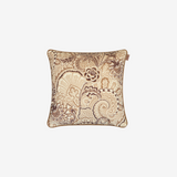 Bloom Embroidered Cushion Beige