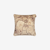 Bloom Embroidered Cushion Beige Small
