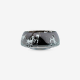 DECO JAZZ splashed navy blue bowl
