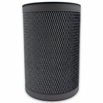 00.0332.082 Nadia Small Round Paper Bin With Lid 0 Diam. 22X H 33 Cm Antibes