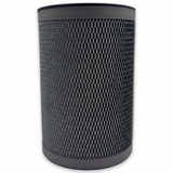00.0332.082 Nadia Small Round Paper Bin With Lid 0 Diam. 22X H 33 Cm Antibes