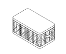 DEMETRA RECTANGULAR BASKET WITH LID